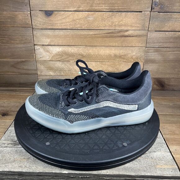 VANS exp ultimate waffle EXP Womens Size 6.5 Dark Gray Lace Up Athletic Sneakers - Picture 3 of 10
